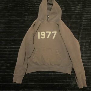 Essentials Fear of God Brown Hoodie